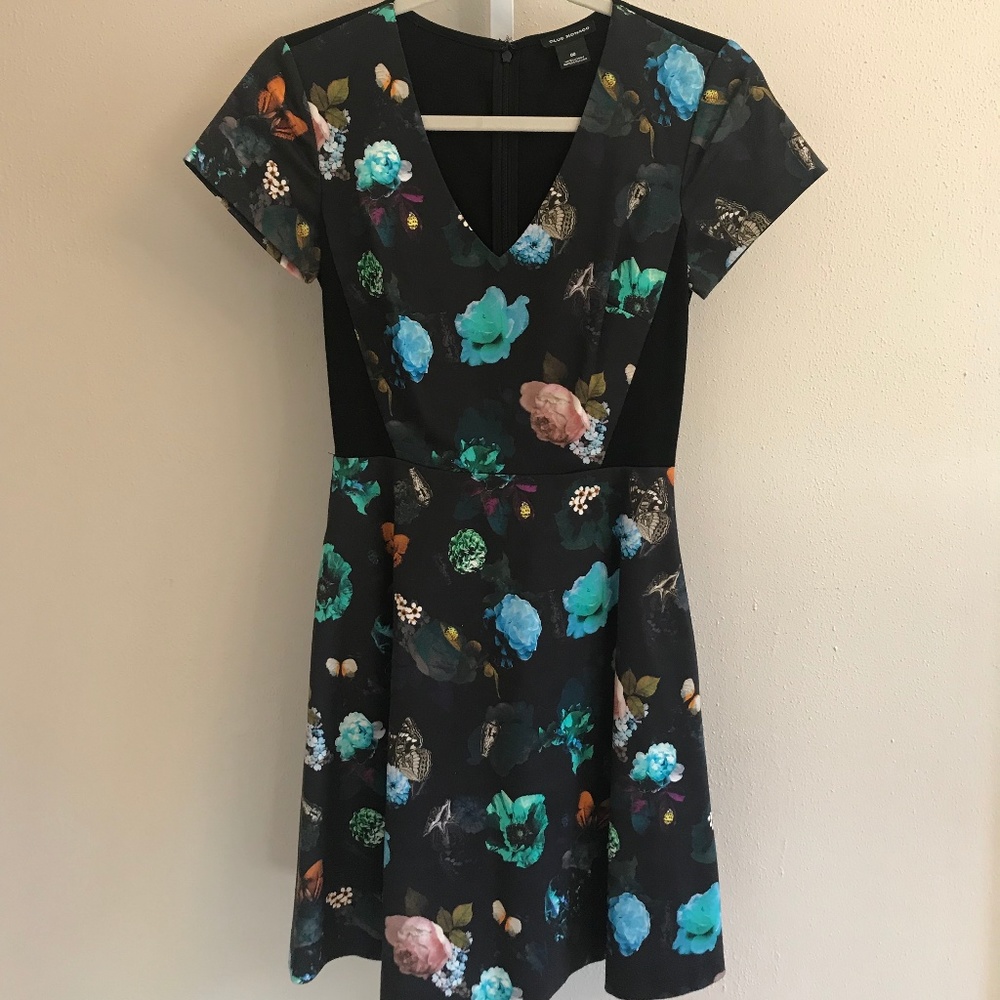 Floral Print Club Monaco Dress